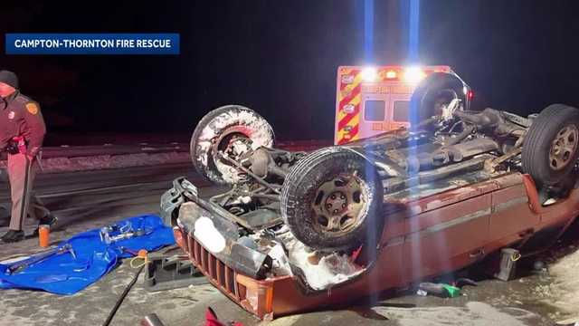 1 person seriously hurt after crash in Thornton, authorities say