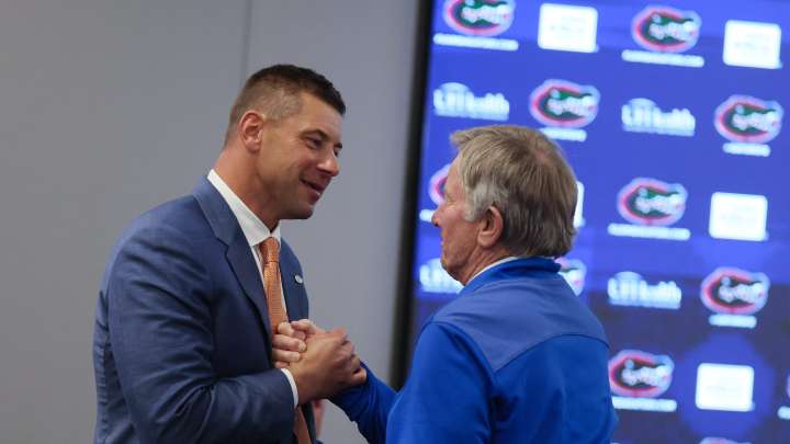 Watch: Florida football coach Jon Sumrall press conference video highlights