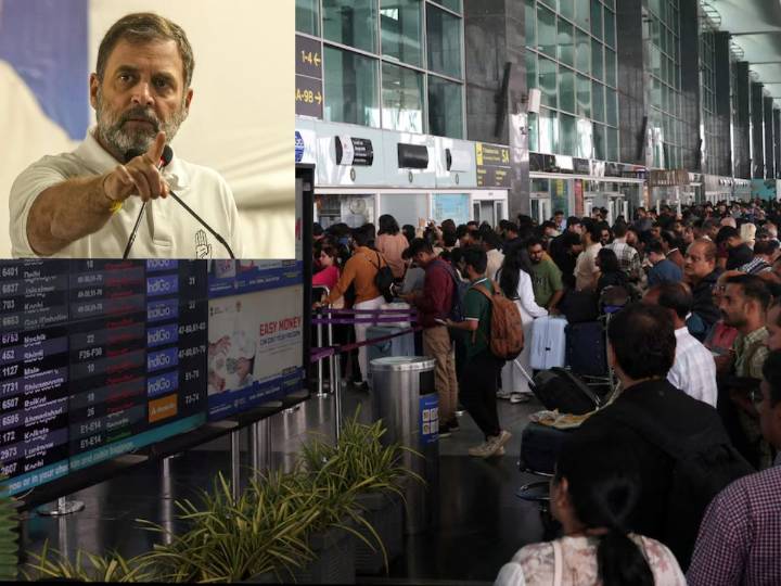 Congress hits back at govt over Indigo flight cancellations, Rahul says govt monopoly model responsible for it