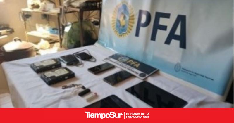 Operativo "Error 404 Bis" Policia Federal allanó dos casas por la transmisión ilegal de partidor en Río Gallegos