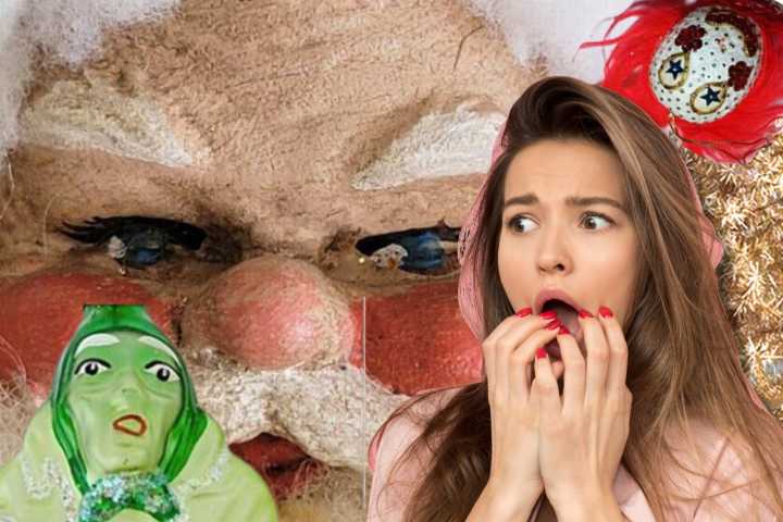25 Creepy Vintage Christmas Ornaments You Won't Believe Were Made
