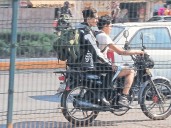 Pese a la obligatoriedad, motociclistas no usan casco