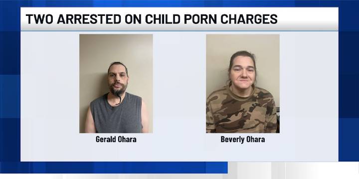 Two arrested on child porn charges