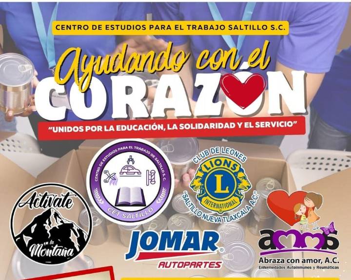 Realizará CET Saltillo jornada “Ayudando con el Corazón” este 20 de diciembre