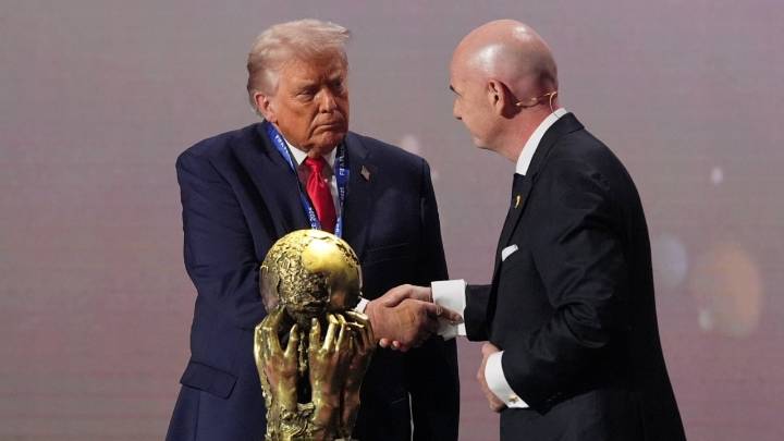 Donald Trump awarded FIFA Peace prize at 2026 World Cup draw