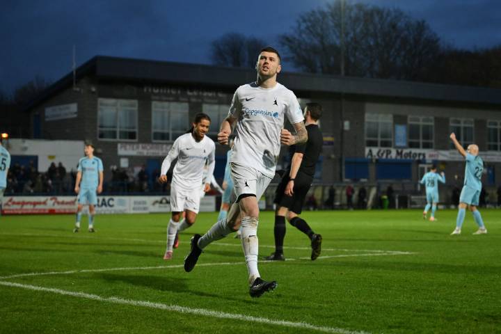 Matty Stenson equals AFC Telford United club record in Southport draw