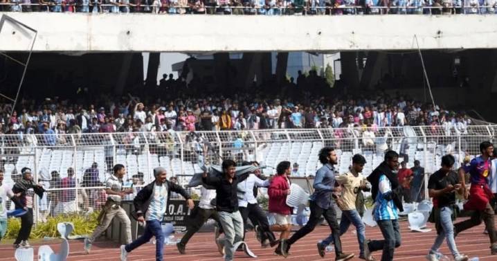 Escándalo en la visita de Messi a India: hubo destrozos y detuvieron al organizador