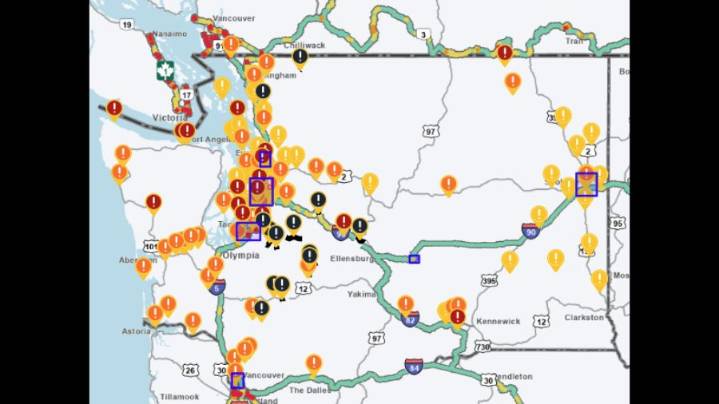 Historic rainfall keeps major routes closed across region