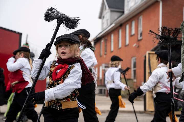 This charming Michigan village transforms into a Victorian Christmas wonderland