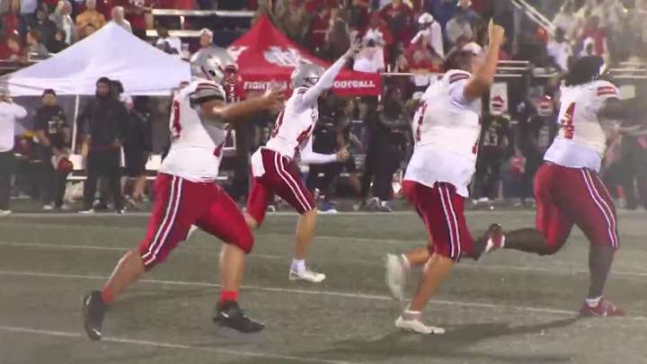 WILD VIDEO: Lake Mary wins Class 7A football championship on last