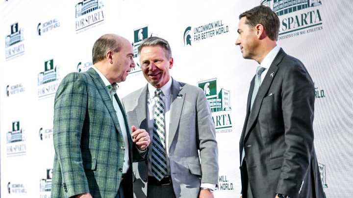 Michigan State record donation began with Tom Izzo and some lawn care