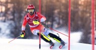 Swiss skier Loic Meillard leads 3 Norwegians in 1st run of Val d'Isere slalom