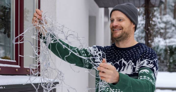 Anyone hanging Christmas lights this week could risk £2.5k fine