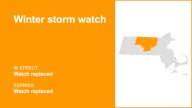 Winter storm watch for 2 Massachusetts counties has been replaced