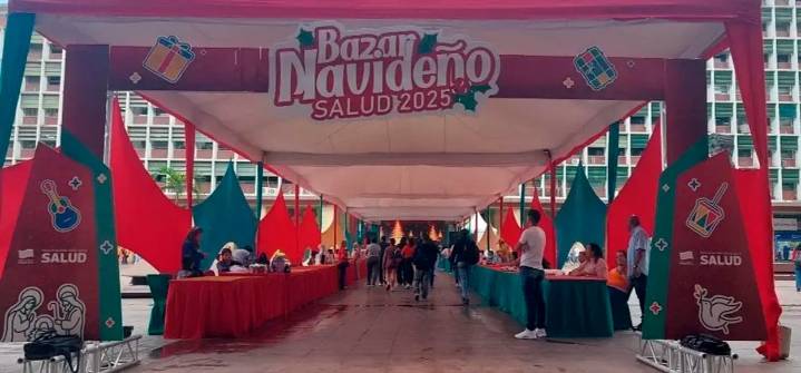 Inicia el Bazar Navideño Salud 2025 en Caracas