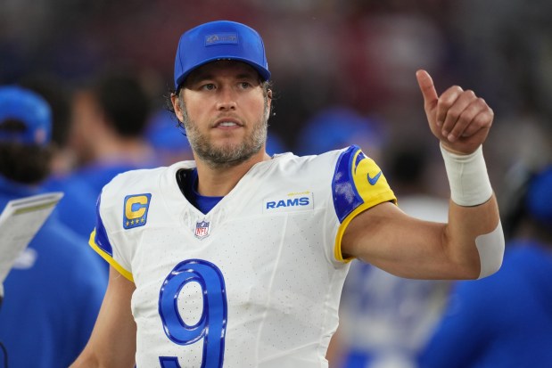 Matthew Stafford not focused on MVP talk, even as it comes from Rams’ locker room