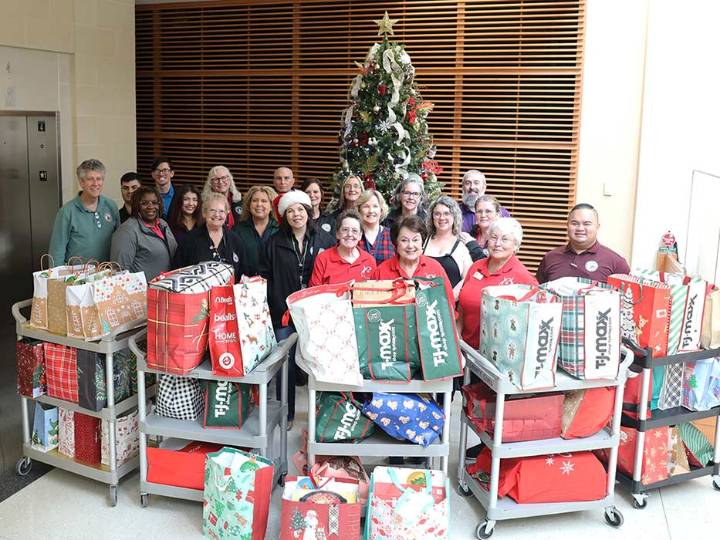 Lake County Clerk’s Office Employees Spread Joy And Kindness Through Christmas Donation Efforts