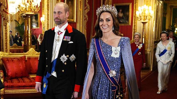 Kate Middleton steals the show at State Banquet alongside Prince William and King Charles
