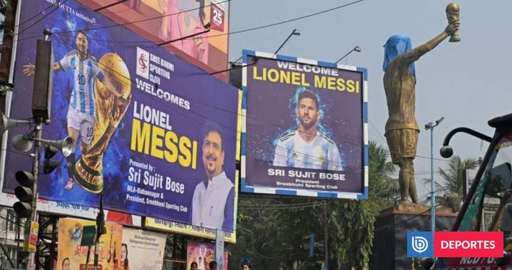 Locura por Lionel Messi en India: inaugurará colosal estatua de sí mismo en Calcuta