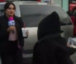 Mujer agrede a reportera durante pleno enlace desde el centro de Monterrey, NL