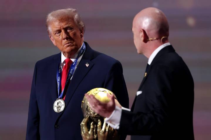 Donald Trump Awarded New FIFA Peace Prize At World Cup Draw