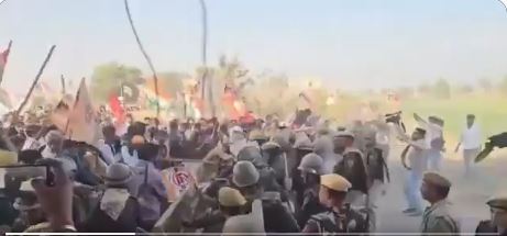 Farmers continue protest in Hanumangarh over under-construction ethanol plant