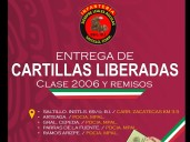 Invitan a clase 2006 y remisos a recoger su Cartilla de Identidad Militar
