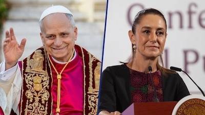 Sheinbaum llama al Papa León XIV para invitarlo a México: "Envía bendiciones en el Día de l…