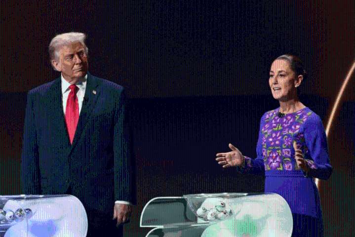 Sheinbaum y Trump coinciden por primera vez en la ceremonia del sorteo del Mundial 2026