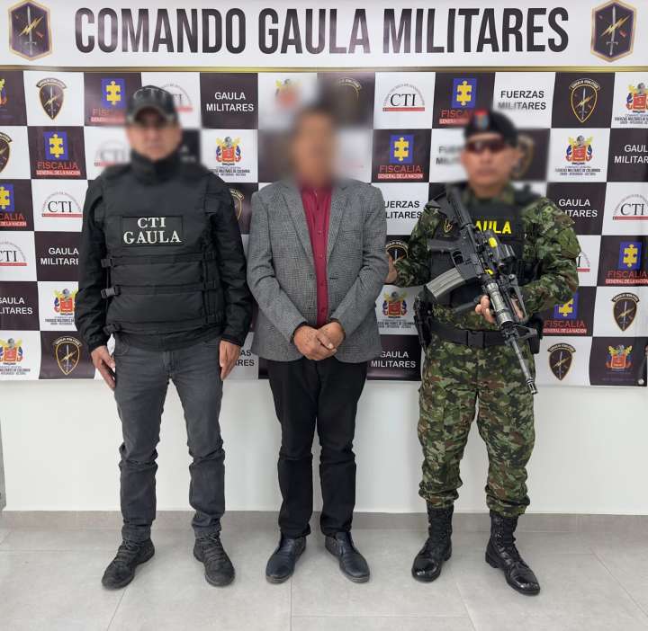 En Paipa Boyacá, fue capturado un presunto extorsionista