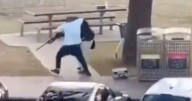 Bondi Beach hero tackles gunman in insane footage 