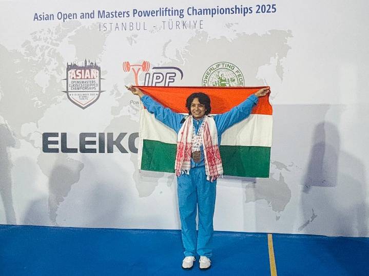 Assam’s Dr Sanchita Sarma Wins Four Bronze Medals at Asian Masters Powerlifting Championship