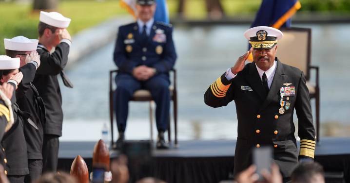 Admiral hands over leadership of command overseeing the Trump administration's boat strikes