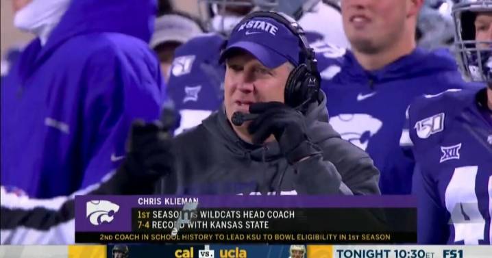 Kansas State coach Chris Klieman is stepping down after 7 seasons leading the Wildcats