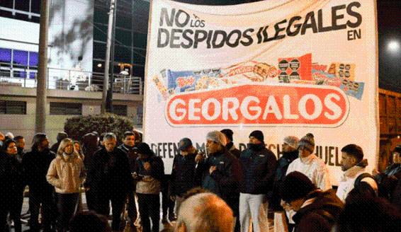 Suspensiones en Georgalos por el derrumbe de las ventas