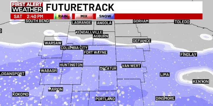 First Alert Forecast: Light snow Saturday, bitter wind chills Sunday into Monday