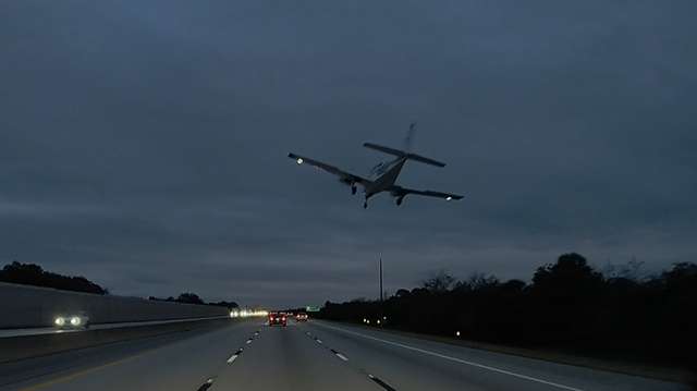 Video shows moment plane crashes on I-95 in Brevard County