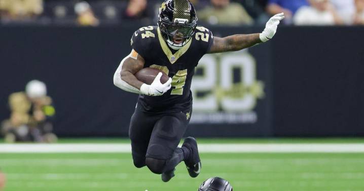 Saints rookie running back Devin Neal was injured against the Panthers. Here's the latest.