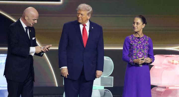 Presidente Donald Trump dice a la prensa en Washington que ama a Colombia