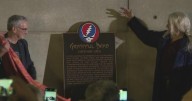 Plaque unveiled marking San Jose location of 1st Grateful Dead concert