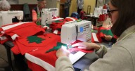 A bunch of sew and sews: Record number of volunteers attend 72nd annual sock event at St. Peter's