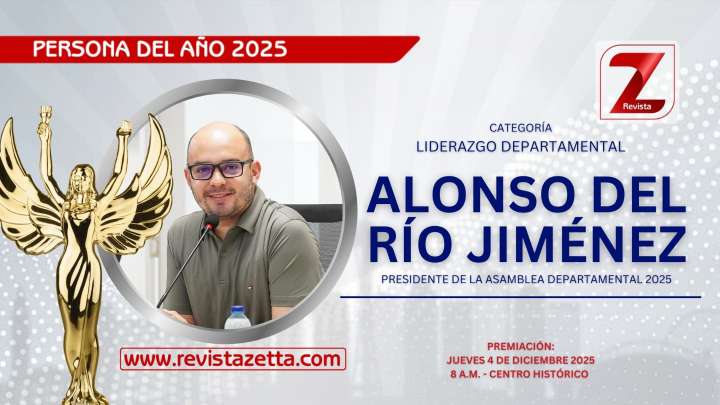 Alonso del Río Jiménez, presidente de la Asamblea de Bolívar, obtiene premio «Liderazgo Departamental 2025»