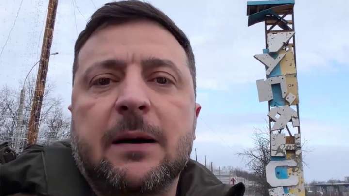 ‘Thank you to each and every warrior,’ says Zelenskyy as he visits front