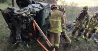 Driver suffers major injuries in crash off Highway 154