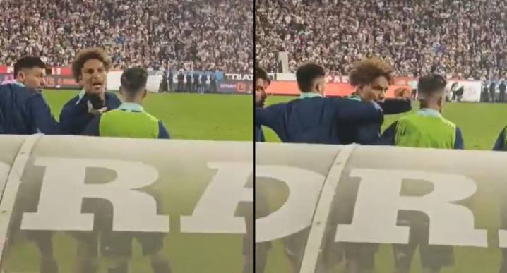 Paolo Guerrero y su discusión con hincha durante los penales entre Alianza Lima y Sporting Cristal por Liga 1