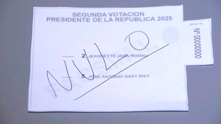 ¿Qué pasa con los votos nulos y blancos en una elección presidencial?