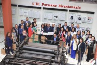 Representantes del Colegio de Periodistas del Perú visitan instalaciones de Editora Perú