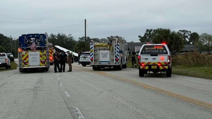 Apparent small plane crash prompts road closure in DeLand