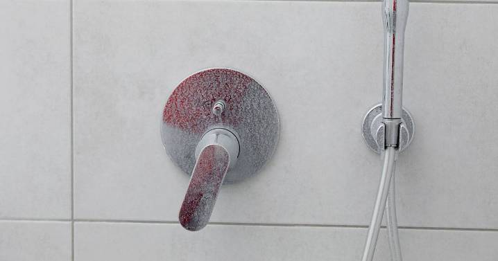 Don't use chemicals on chrome bathroom fittings as 1 item works better