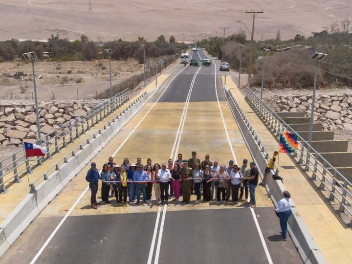 ¡Por fin! Arica celebra nuevo Puente Las Maitas tras 40 años de aislamiento en Azapa